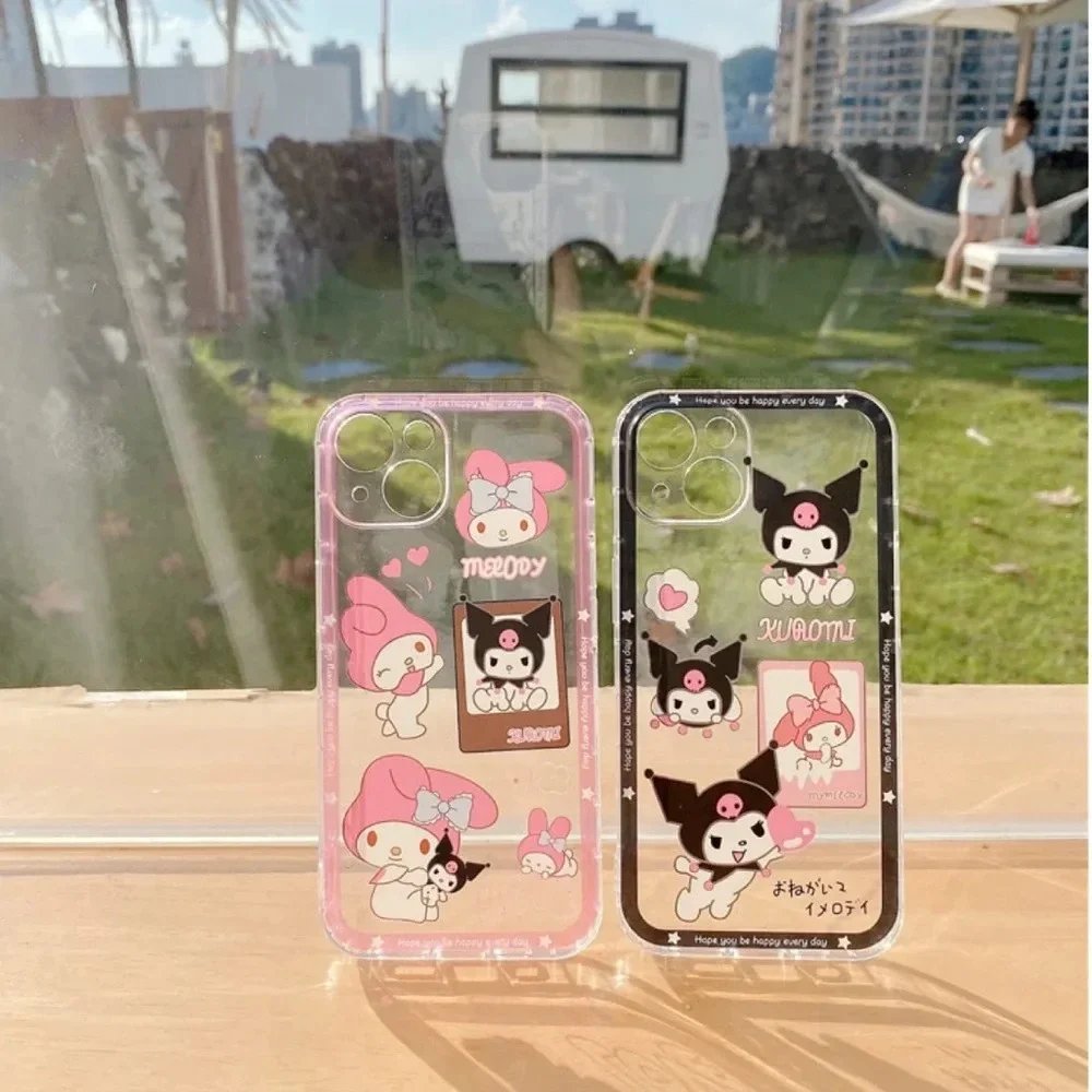 iPhone 14 Pro Max my melody and kuromi phone case set